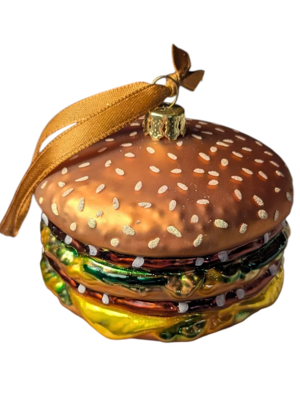 McDonald's 2018 Big Mac Glass Ornament